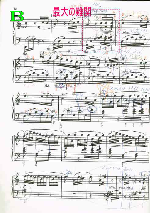 エリーゼのために、楽譜2