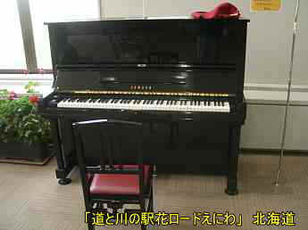 道の駅「恵庭」、北海道、ストリートピアノ