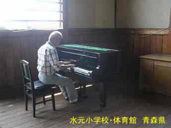 水元小学校・ストリートピアノ、青森県